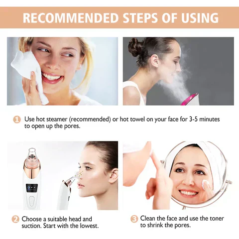 MULTI-FUNCTIONAL BLACKHEAD REMOVER VACUUM TOOL FOR PORE CLEANSING AND ACNE TREATMENT - Image 18