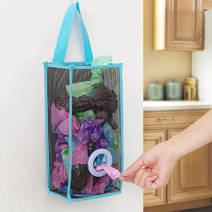Multi-Purpose Hanging Shopper Dispenser Holder & Organizer Bag - Image 3