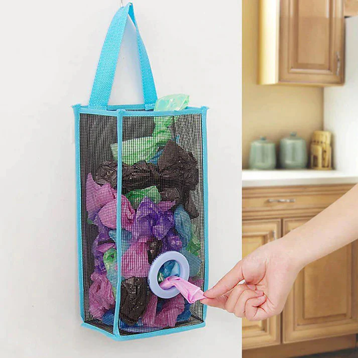 Multi-Purpose Hanging Shopper Dispenser Holder & Organizer Bag - Image 5