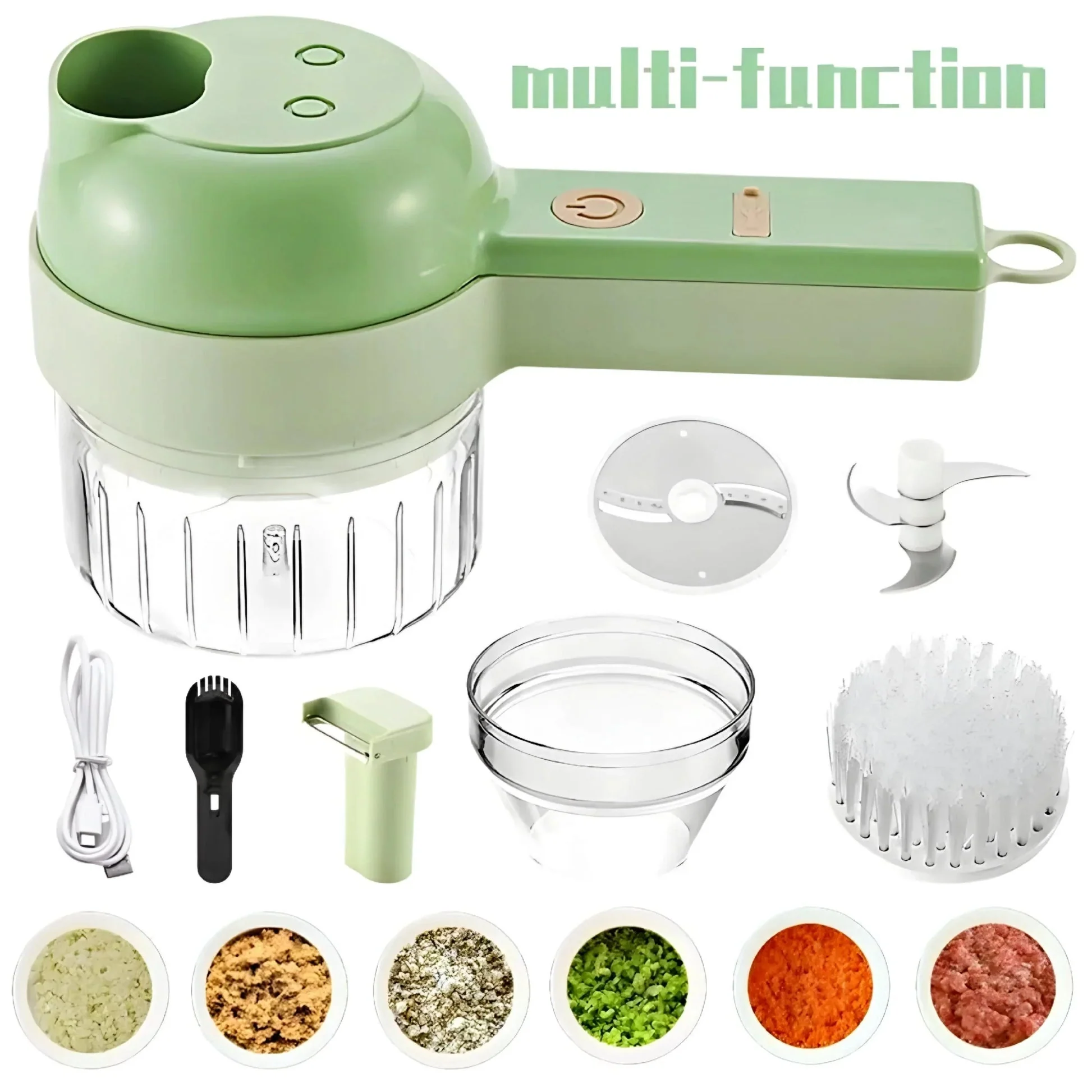 MULTIFUNCTION ELECTRIC HANDHELD HAMMER VEGETABLE CUTTER - Image 6