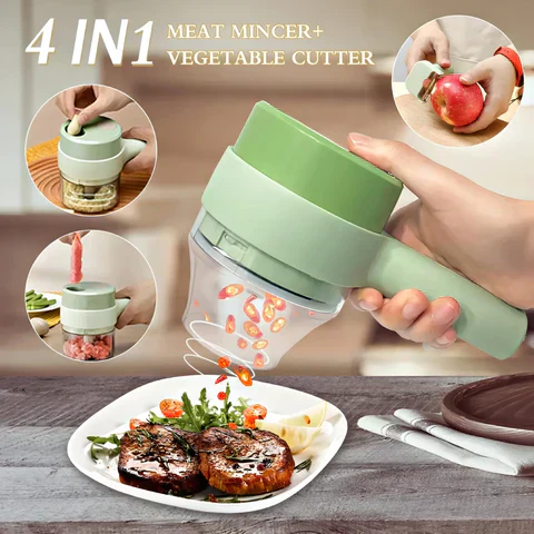 MULTIFUNCTION ELECTRIC HANDHELD HAMMER VEGETABLE CUTTER - Image 8