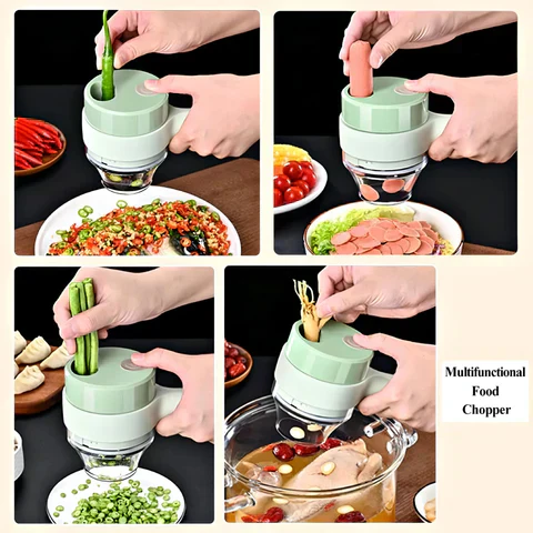MULTIFUNCTION ELECTRIC HANDHELD HAMMER VEGETABLE CUTTER - Image 9