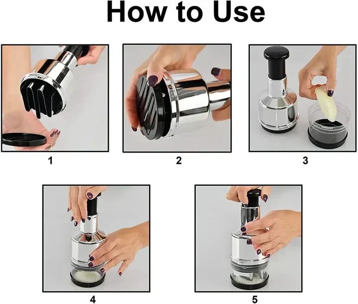Multifunctional Pressed Garlic Chopper - Image 4
