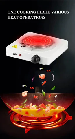 ORIGINAL ELECTRIC STOVE FOR COOKING - HOT PLATE HEAT UP IN JUST 2 MINS - 1000W AUTOMATIC - Image 13