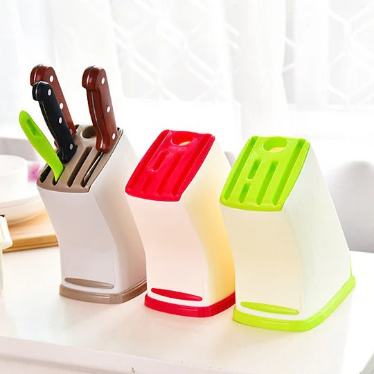Plastic Kitchen Knife Holder Rack - Image 9