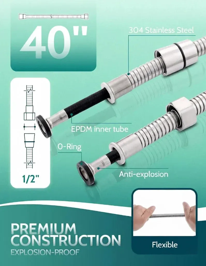 Premium Quality-Stainless Steel 304 Muslim Shower Set - Image 2