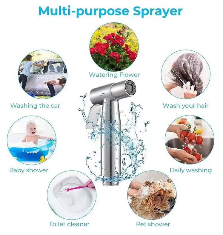 Premium Quality-Stainless Steel 304 Muslim Shower Set - Image 4