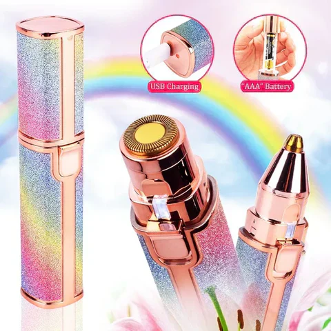 Rechargeable 2 in 1 Hair Remover Trimmer For Women - Image 20