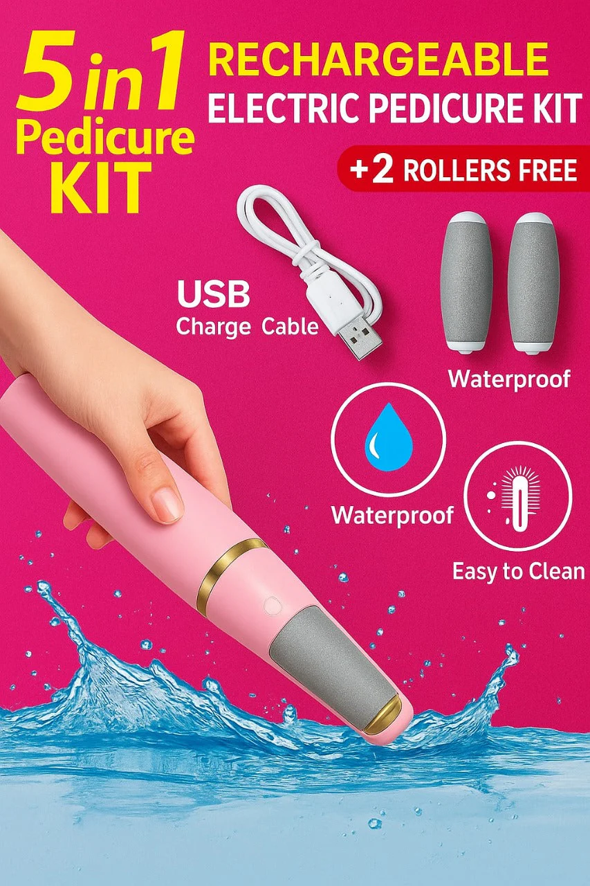 Rechargeable Electric Callus Remover – FREE Extra Roller + USB Charging Wire Included - Image 3
