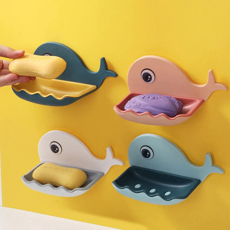 Self-Adhesive Wall Mounted Whale Soap Box - Image 6