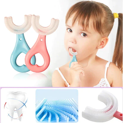 Silicone U-Shaped Baby Toothbrush - Image 4