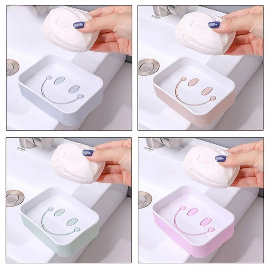 Smiley Double Layer Drain Soap Holder - Image 3
