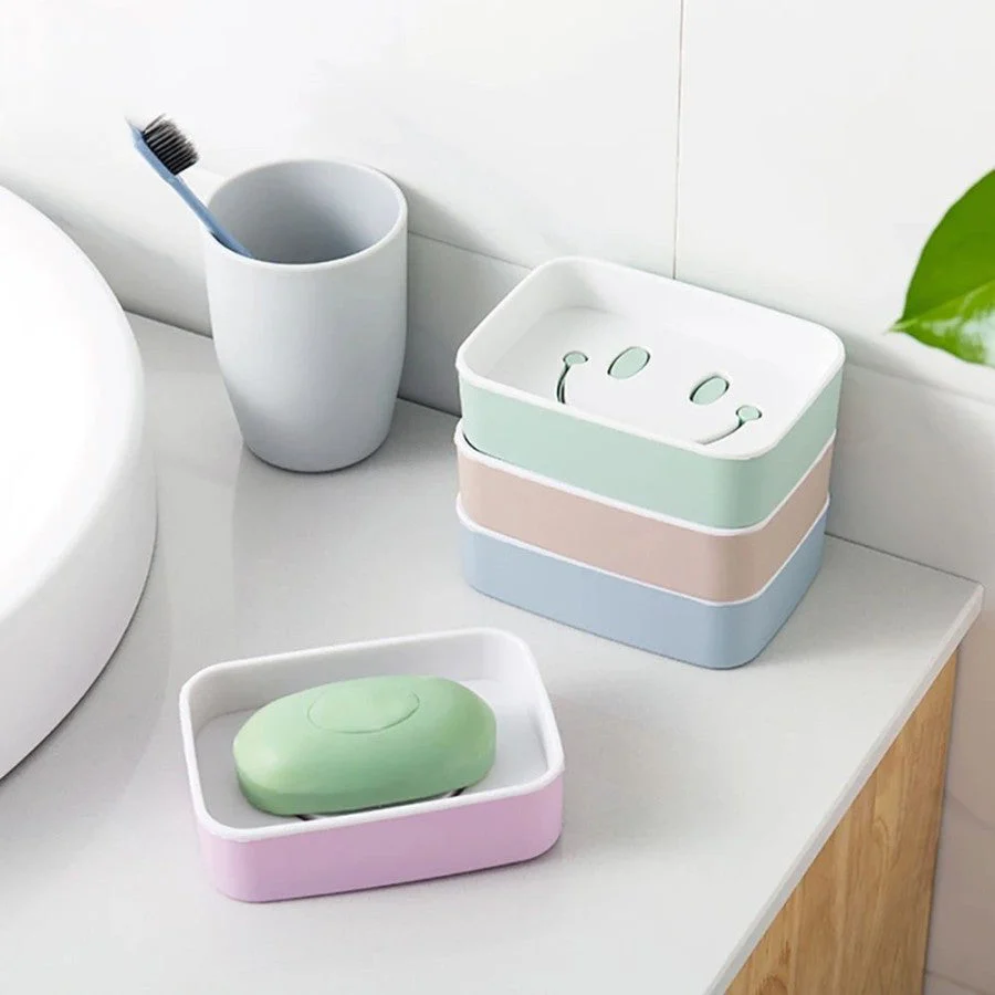 Smiley Double Layer Drain Soap Holder - Image 4