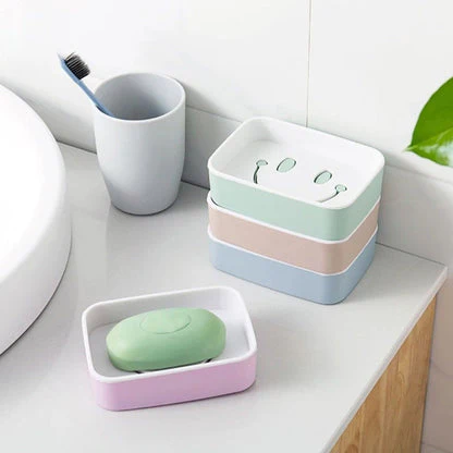 Smiley Double Layer Drain Soap Holder - Image 8