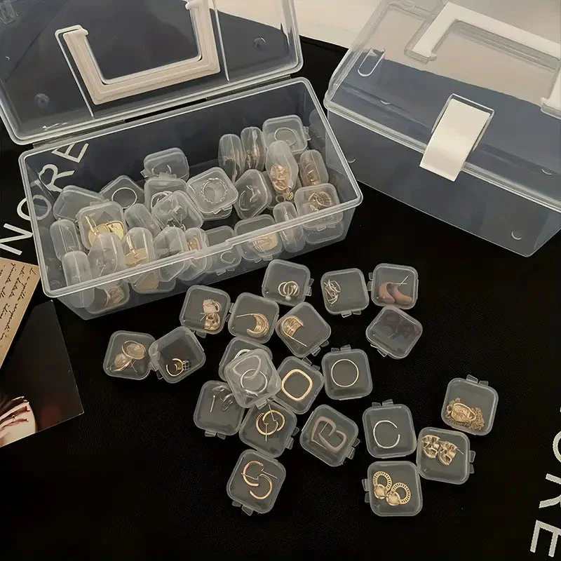 Transparent Mini Jewelry Storage Box - Image 3