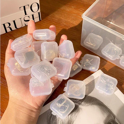 Transparent Mini Jewelry Storage Box - Image 5