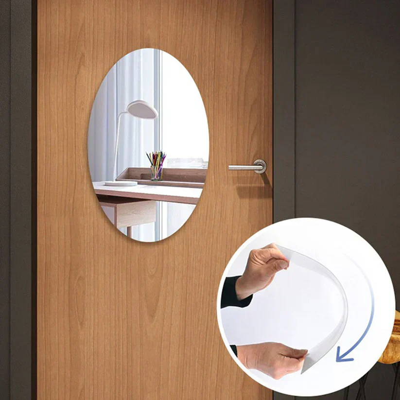 UnBreakable Imported Acrylic Mirror (Self Adhesive) - Image 3