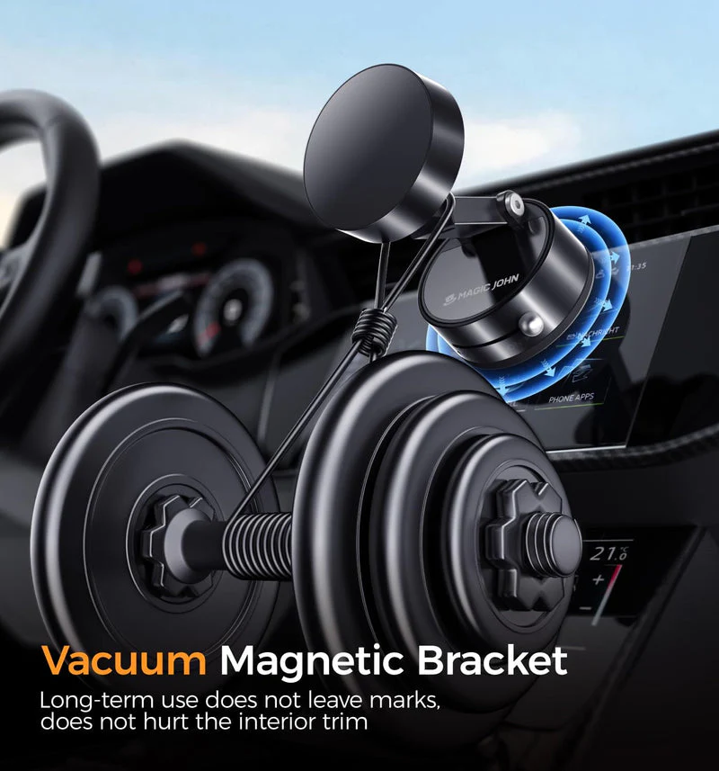 Vacuum Magnetic Suction Mobile Phone Holder - Image 5