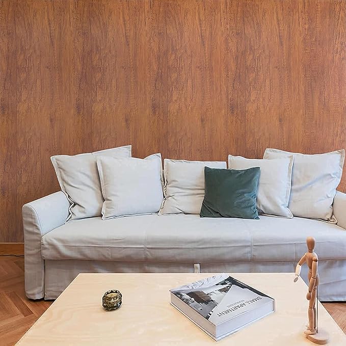 Waterproof P.V.C Self Adhesive Wooden paper Rolls - Image 4