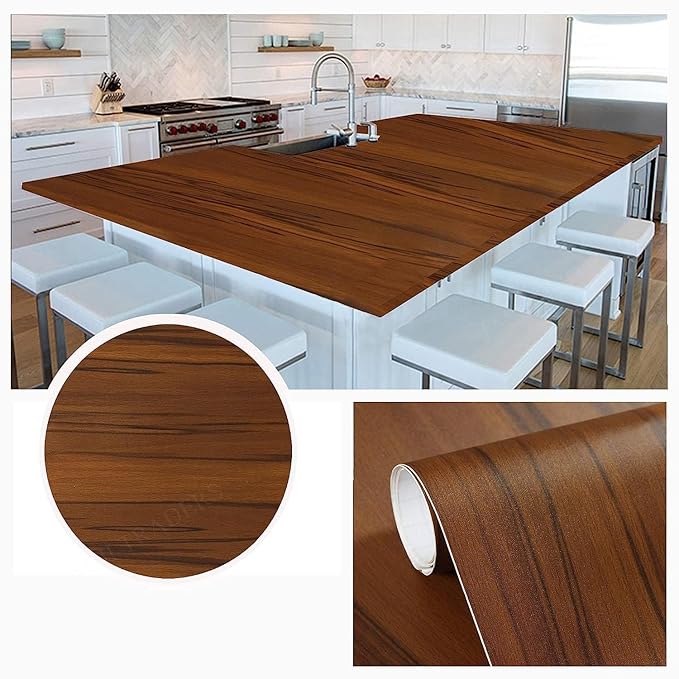 Waterproof P.V.C Self Adhesive Wooden paper Rolls - Image 9