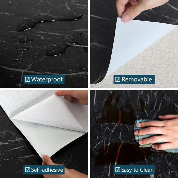 WATERPROOF PVC MARBLE PAPER ROLL - Image 6