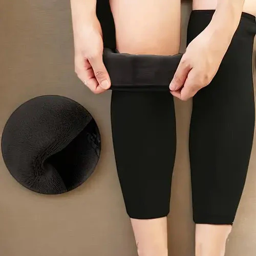 Winter Warm Knee Pads for Men And Women - Wool Material - Pair - Image 5