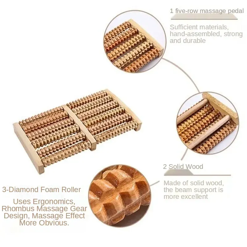 Wooden Pain Relief Foot Massager - Image 4